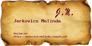 Jerkovics Melinda névjegykártya